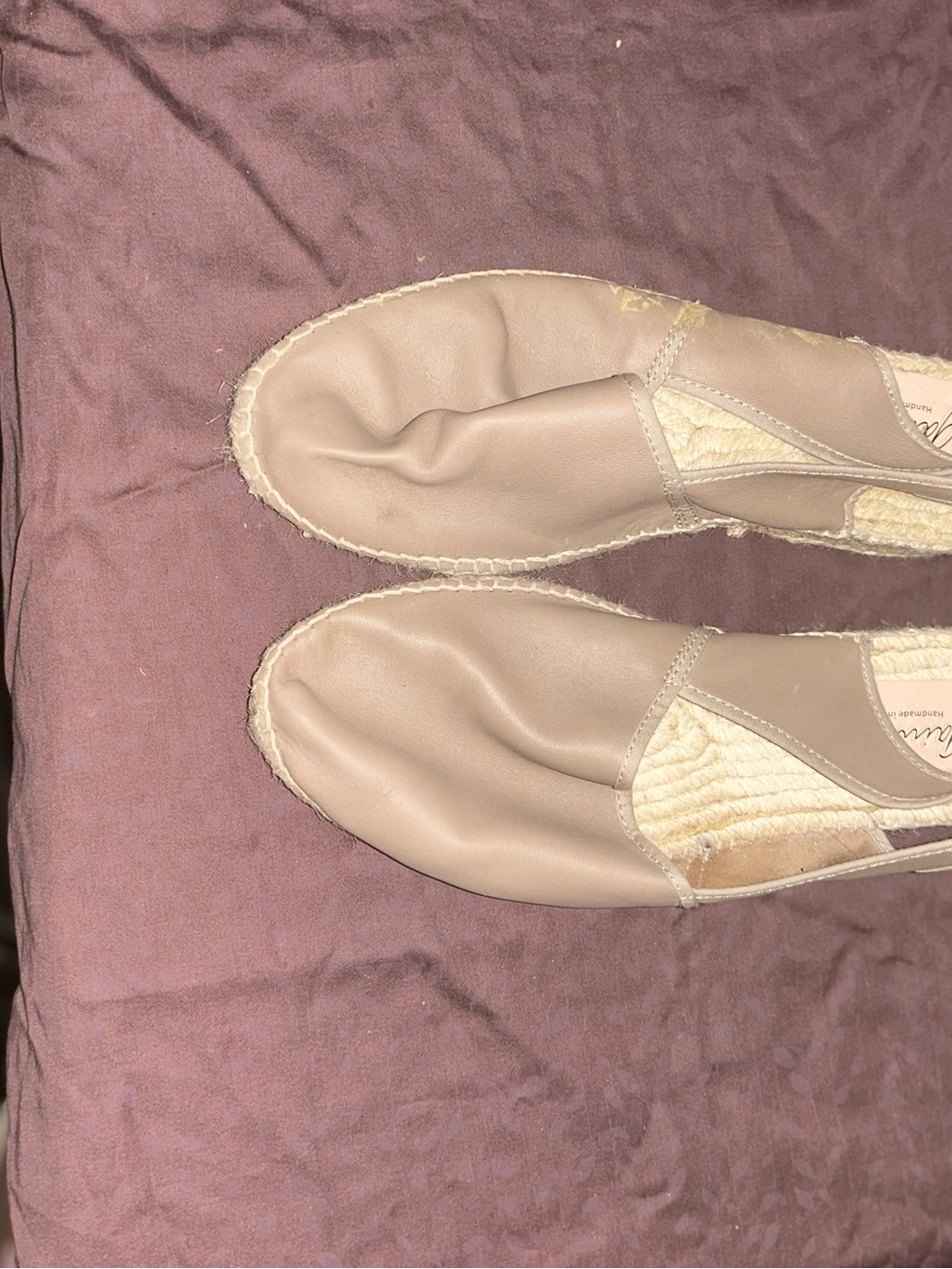 Women's Slip-On Espadrille Flats in Taupe